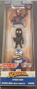 Jada Toys Metal Figures Marvel Spider-Men: Miles Morales, Spider-Man & Venom 8A - Picture 1 of 1