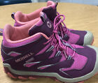 Kids Merrell Chameleon 7 Pink Hiking Boots Waterproof Size: 4