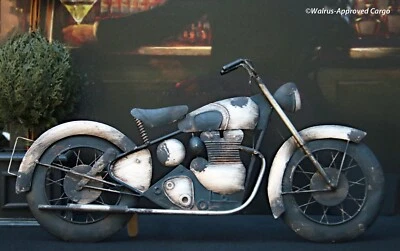 ICONIC MOTORCYCLE WALL ART – HANGING THIS IS GONNA HOG EVERYONE’S ATTENTION! - Image 1 of 4