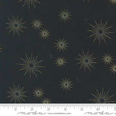 Moda SHIMMER METALLIC 1844 15M Ebony Black  ZEN CHIC Quilt Fabric - Image 1 of 4