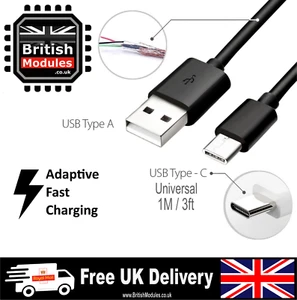 Fast Charging USB C Cable Type-C Fast Data Transfer Sync for Samsung Galaxy - Picture 1 of 5
