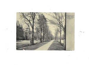 Vintage B/W Postcard Delaware Ave North from Summer Street Buffalo NY Unstamped - Picture 1 of 2