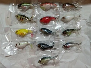 Whopper Plopper 75mm 17g Topwater Rotating Wobbler Crankbait - Lot of 13 colors - Picture 1 of 6