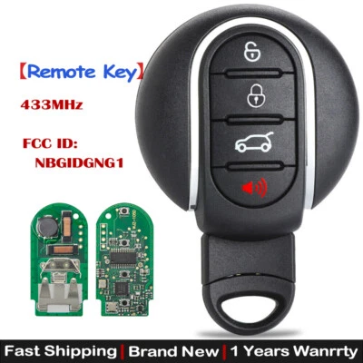 Replacement for Mini Cooper 2015 - 2019 Smart Remote Key Fob NBGIDGNG1 434MHz - Imagem 1 de 4