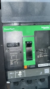 SQUARE D POWERPACT JDA36200 I-Line 3P 600V, 200A JD250 Breaker New Different Box - Picture 1 of 1