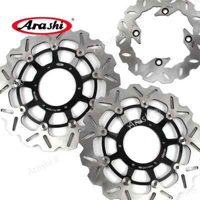 Disco de rotor de freno delantero y trasero Arashi apto para Honda CBR600RR 2003-2015 2CBR 600 RR Foto 1 de 4