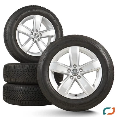 Original VW Tiguan AD1 Winterräder Winterreifen Corvara 17 Zoll 215/65 R17 99H - Bild 1 von 4