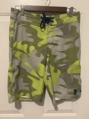 Bañador Under Armour Heat Gear para hombre talla 28 verde camuflaje Foto 1 de 4
