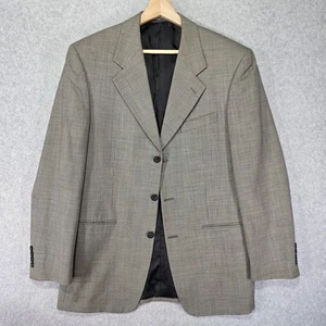 Versini Men’s 38R 100% Wool Sport Coat Jacket Gray Houndstooth Blazer READ - Picture 1 of 15