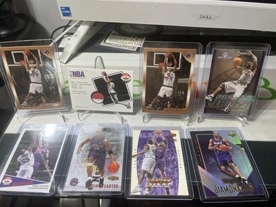 1998-02 Vince Carter Toronto Raptors Lot W/Game Used & 2-Rookies - Image 1 of 4