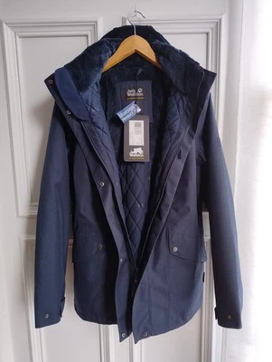 Jack Wolfskin Women's Insulated Parka Waterproof Jacket Park Avenue Size L - Image 1 of 4