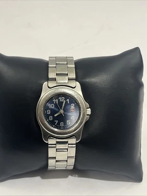 Victorinox Swiss Army Ladies Watch Blue Dial With New Battery! - image 1 of 4