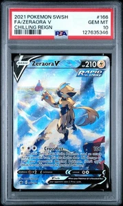 Zeraora V Alternate Full Art 166/198 Swsh06 Chilling Reign Pokemon Card PSA 10 - Bild 1 von 2
