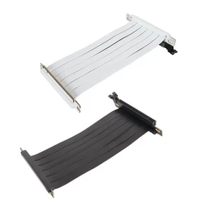 PCIE 3.0 X16 Riser Cable 180° High Speed Flexible Dual Reverse Connector GPU FY - Bild 1 von 58