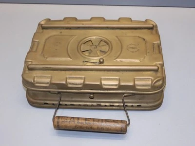 -ANCIENNE CHAUFFERETTE LAITON GIRODON & Cie VILLEURBANNE LYON JUS de GRENIER   D - Photo 1/4