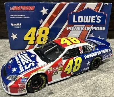2003 Jimmie Johnson #48 Lowe's Power Of Pride 1/24 Action Nascar Diecast - Image 1 of 4