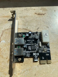 Kontroler USB PCIe wewnętrzna karta rozszerzeń USB3.0 Delock 2x USB3.0 komputer / PC - Zdjęcie 1 z 9