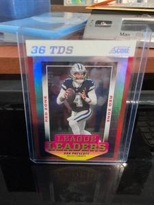 2024 Score League Leaders Red Zone #/20 Dak Prescott - Picture 1 of 2