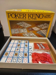Poker Keno - Vintage 1981 - COMPLETE - Picture 1 of 3