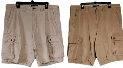 Lot Of 2 American Living By Ralph Lauren Cargo Shorts Mens 36  Beige/ Tan - Image 1 of 4