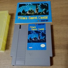 Milon's Secret Castle (Nintendo NES, 1988) Authentic Cartridge & Manual