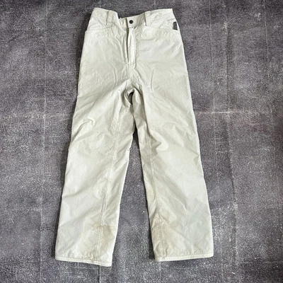 Pantalones de esquí de snowboard Freedom Off White forrados de vellón TNF para niños talla XL Foto 1 de 4
