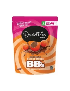 Darrell Lea Milk Chocolate Orange Crunch Balls 152g x 12 - Picture 1 of 1