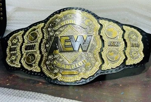 All Elite World championship belt Wrestling title adult size 2mm metal new - Picture 1 of 7