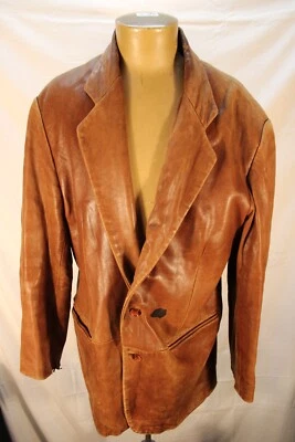 Sea Dream Leather Vintage Jacket Size Small Brown - Image 1 of 4