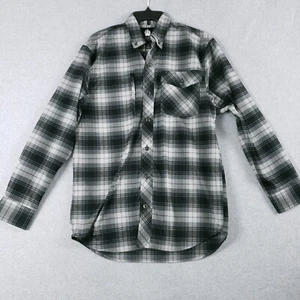 Alaskan Hardgear by Duluth Shirt Men's Size Small S Gray Plaid Button Down - Picture 1 of 14