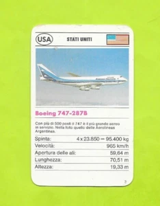 Italienische Karte - USA - Boeing 747-287B - Bild 1 von 2
