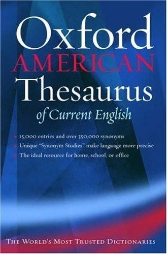 The Oxford American Thesaurus of Current English - Image 1 of 1