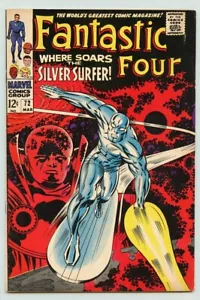 FANTASTIC FOUR #72 ( 1968 )( FN ) THE SILVER SURFER ( CLASSIC JACK KIRBY COVER ) - Picture 1 of 19
