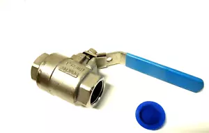 Ball Valve 1" 2000 NPT Full Port 316 Stainless Steel 2PC Design Seal Weld 156WH - Picture 1 of 3