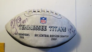 Eddie George signiert Tennessee Titans NFL Football - Bild 1 von 6
