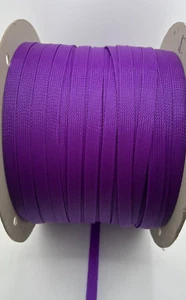 Polyurethane 3/8 inch 6mm braid expandable cable sleeving UV Purple 16.4 Ft (5m) - Picture 1 of 4