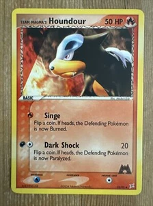 Team Magma's Houndour 35/95 EX Team Magma Vs. Team Aqua Pokemon Card - NM - Picture 1 of 2