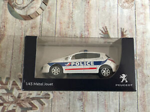 Voiture Miniature Peugeot 308 Police 2009 Norev au 1/43