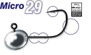 Mustad Micro 29 / jig heads / 0,8-5,5g / 3 Stück - Bild 1 von 1