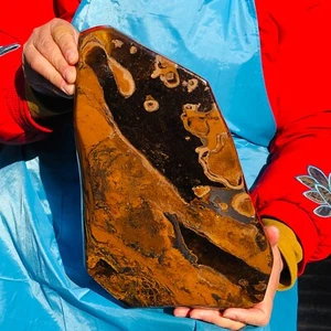 10.6LB Large Natural Tigers Eye Quartz Crystal Rough Mineral Specimen Healing - Picture 1 of 17