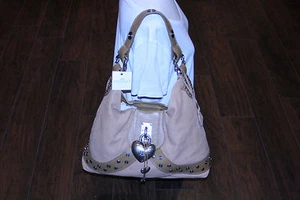 Brown Handbag Brown Bridget Shuster Handbag Bridget Brown Handbag New $750 - Picture 1 of 9