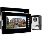 Homsecur 7'' Video Door Security Intercom With Hd Ir Nightvision & 2 Monitors