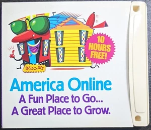 Disco coleccionable/instalar en línea "FUN HOUSE" America, ¡disquete AOL vintage v2.0! - Imagen 1 de 10