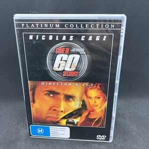 Gone In 60 Seconds DVD The Director's Cut Region 4 - Picture 1 of 5