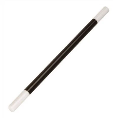 Magicians Wand Black & White Fancy Dress Party Magic Accessory Merlin Cosplay