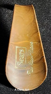 VINTAGE "SEARS THE SHOE PLACE" SHOE HORN PLASTIC 3.75". Our T8491 - Picture 1 of 5
