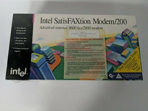 Intel SatisFAXtion Modem / 200 Advanced wewnętrzny 9600 fax / modem 2400 - Zdjęcie 1 z 6