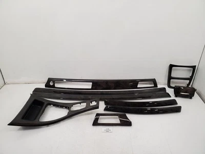 ✅ 09-13 OEM BMW E92 328 335 tablero de puerta madera fina gris álamo juego de molduras interiores * Foto 1 de 4