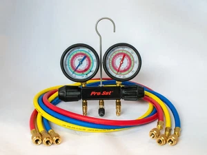 CPS Products MT2A7P5 Pro-Set Workingman 3-1/8" Manifold Gauge - Picture 1 of 2