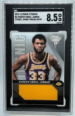 /99 Карим Абдул-Джаббар нашивка Jumbo игры носили SGC 8,5 2013-14 титана Титаник - Изображение 1 из 4